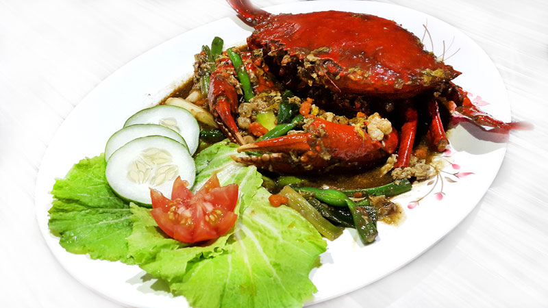 Crab with Padang Souce